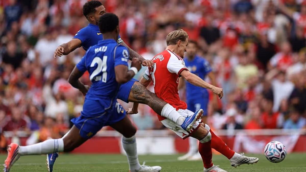 Arsenal renverse Chelsea grâce à une passe décisive de Tzolis