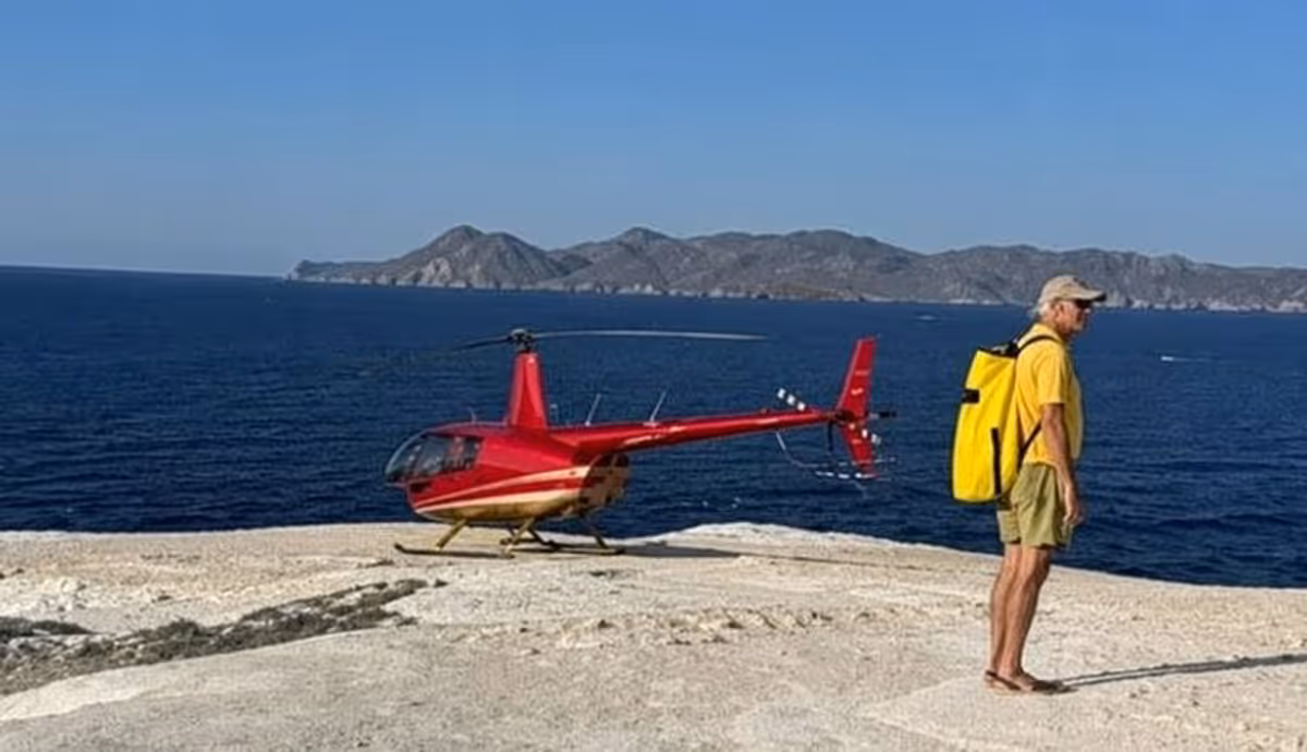 Enquête sur l'atterrissage d'un hélicoptère à Sarakiniko, Milos : La conformité réglementaire examinée