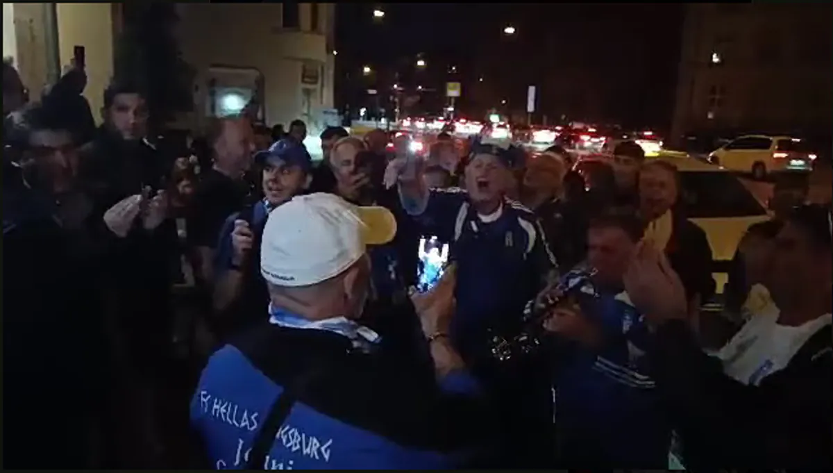 Équipe nationale de Grèce : l'ambiance à Augsbourg