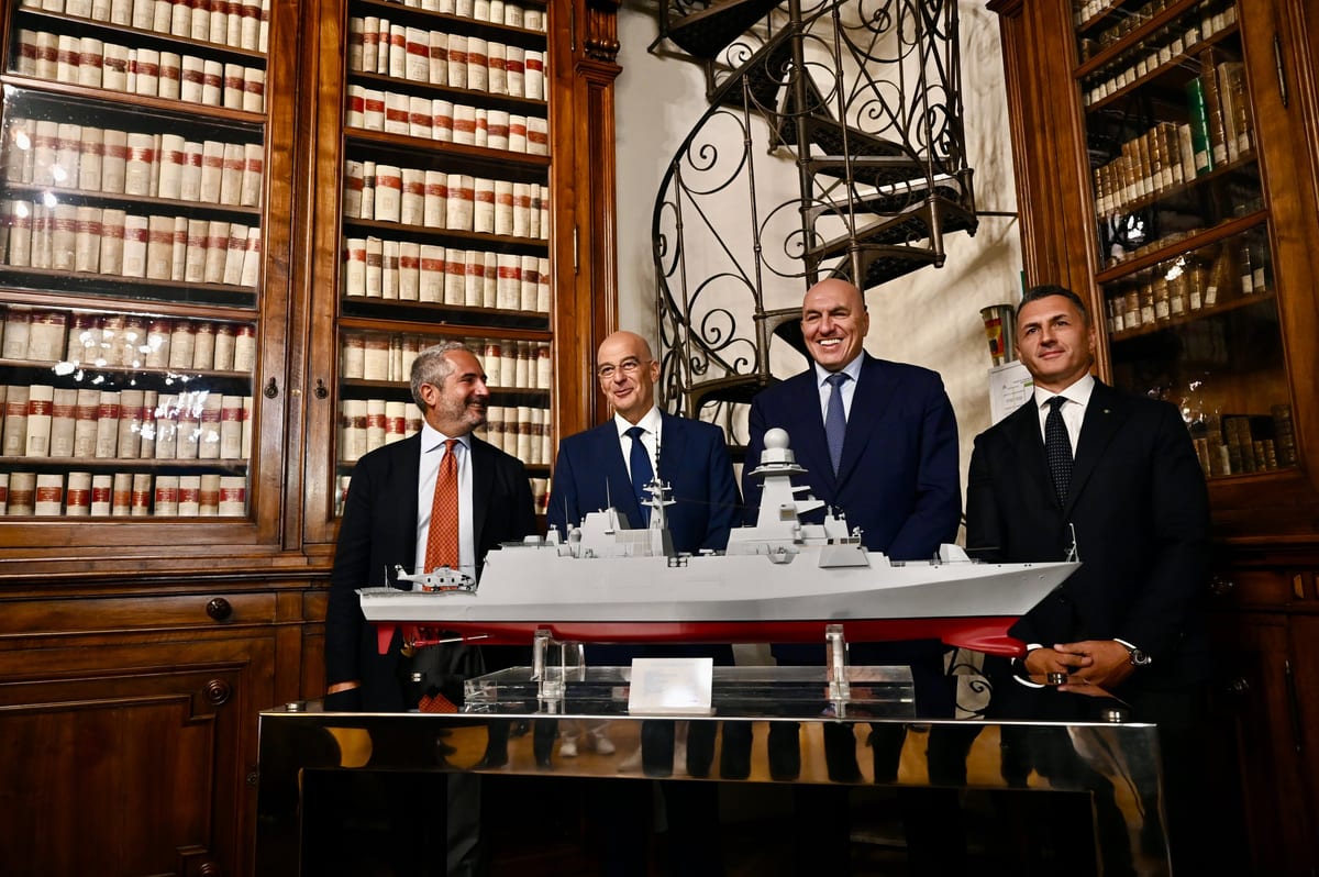 Grèce et Italie signent pour deux frégates Bergamini