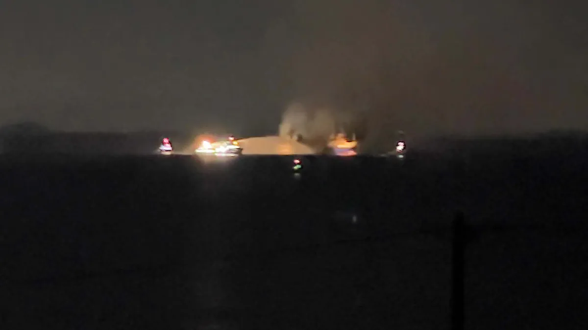 Incendie du Blue Carrier 2 : dégâts et mesures de secours