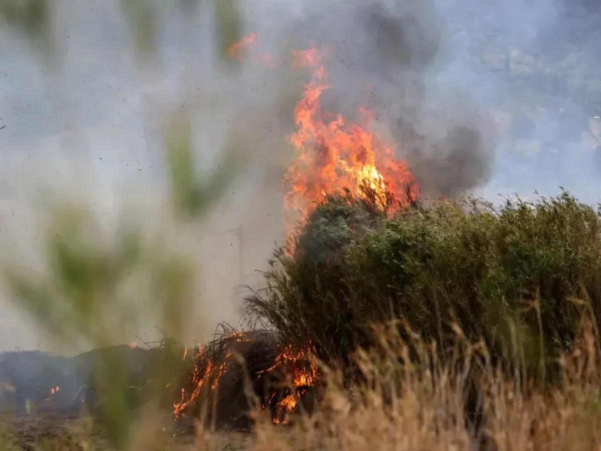 Incendie à Peraia près de Thessalonique : trois moyens aériens déployés