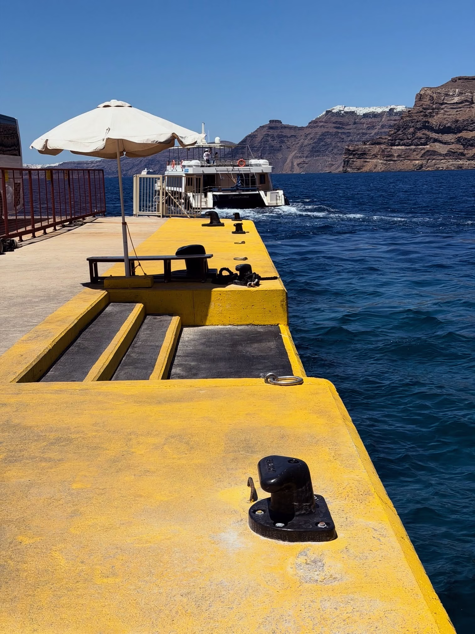 Installation de 35 nouvelles amarres dans les ports de Thira