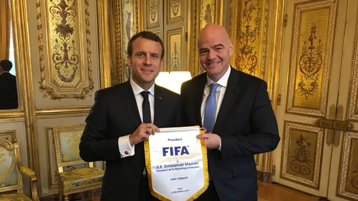 Intervention de Macron dans le débat sur la FIFA et la Coupe du Monde