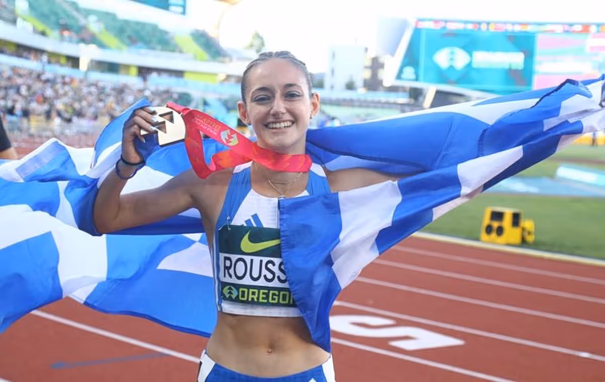 Ioulianna Roussou remporte l'argent aux 800 mètres des Championnats du Monde U20