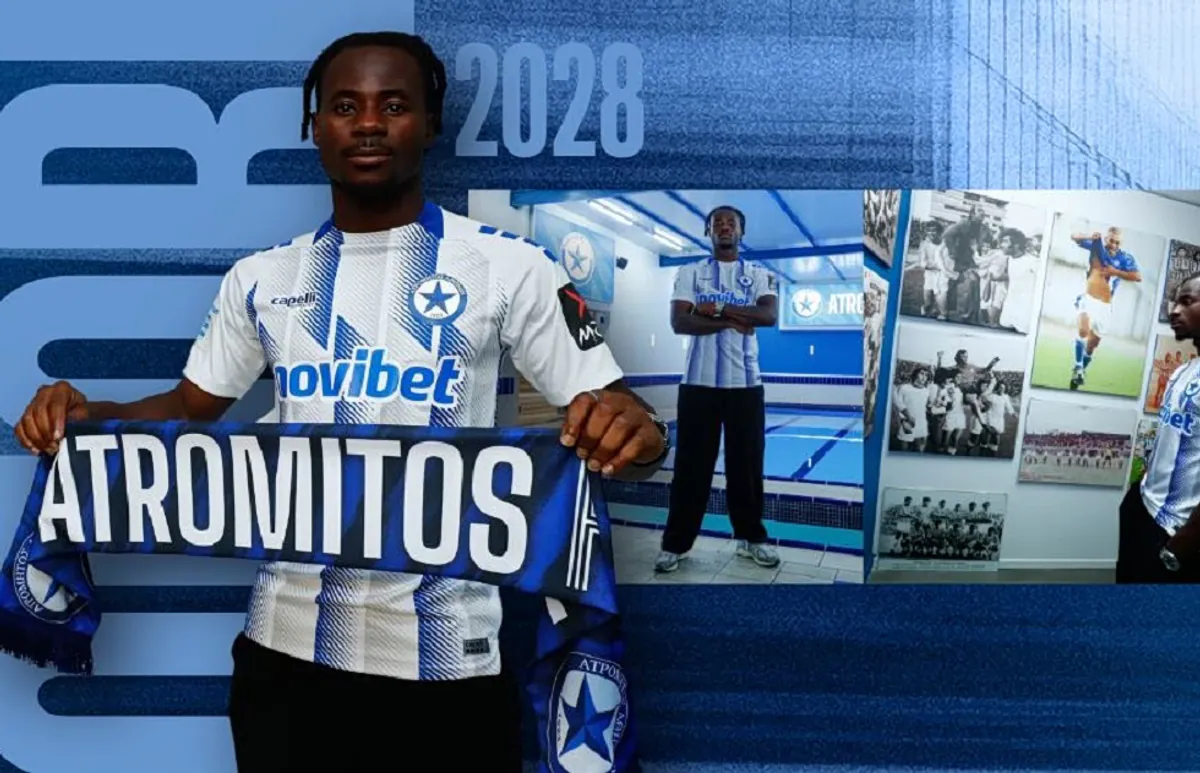 Kelvin Ofori signe à l'Atromitos : un atout pour l'attaque