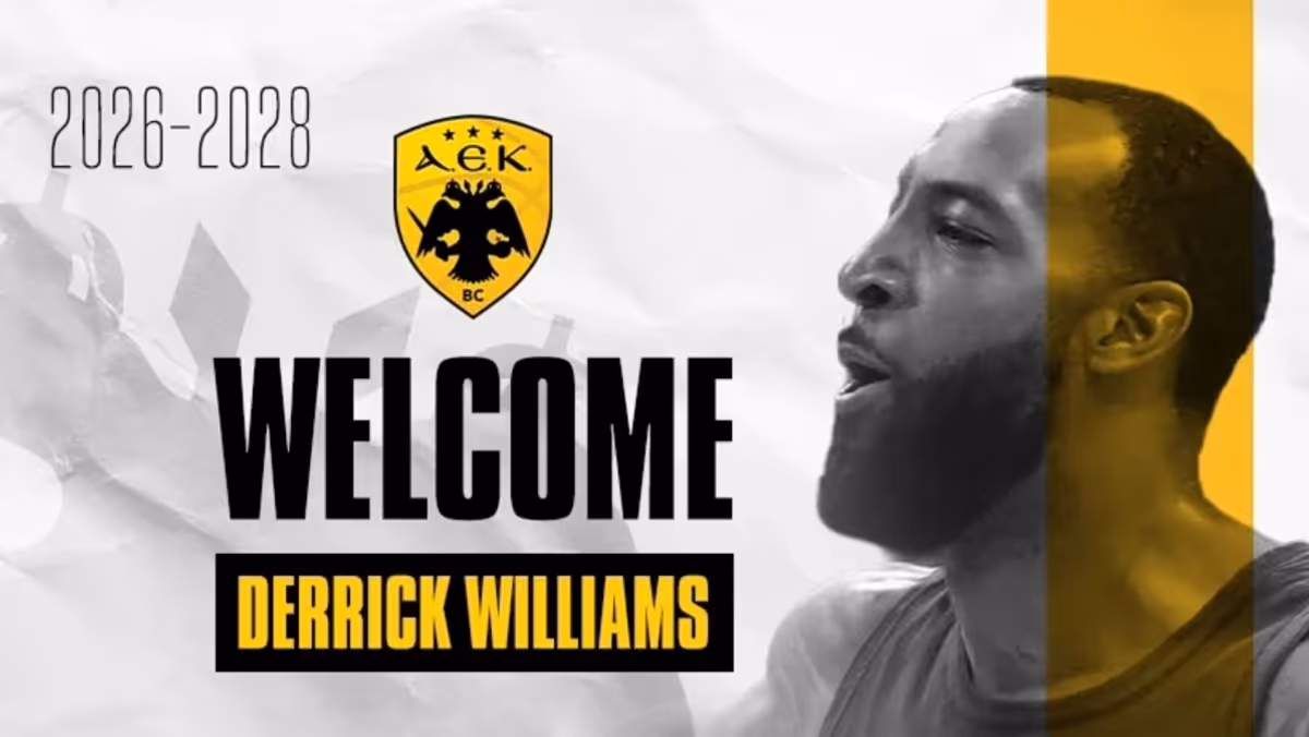L'AEK Athènes Recrute l'Ailier Américain Derrick Williams
