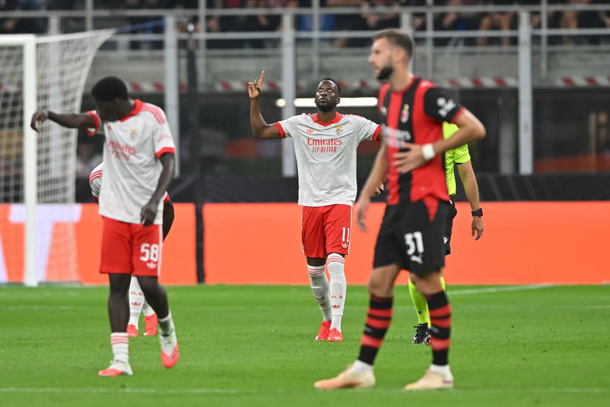 Milan – Benfica 0-2 : grande victoire des Portugais au San Siro
