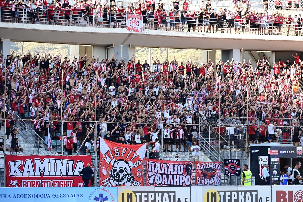 Olympiacos : environ 7 000 supporters présents au Panthessaliko