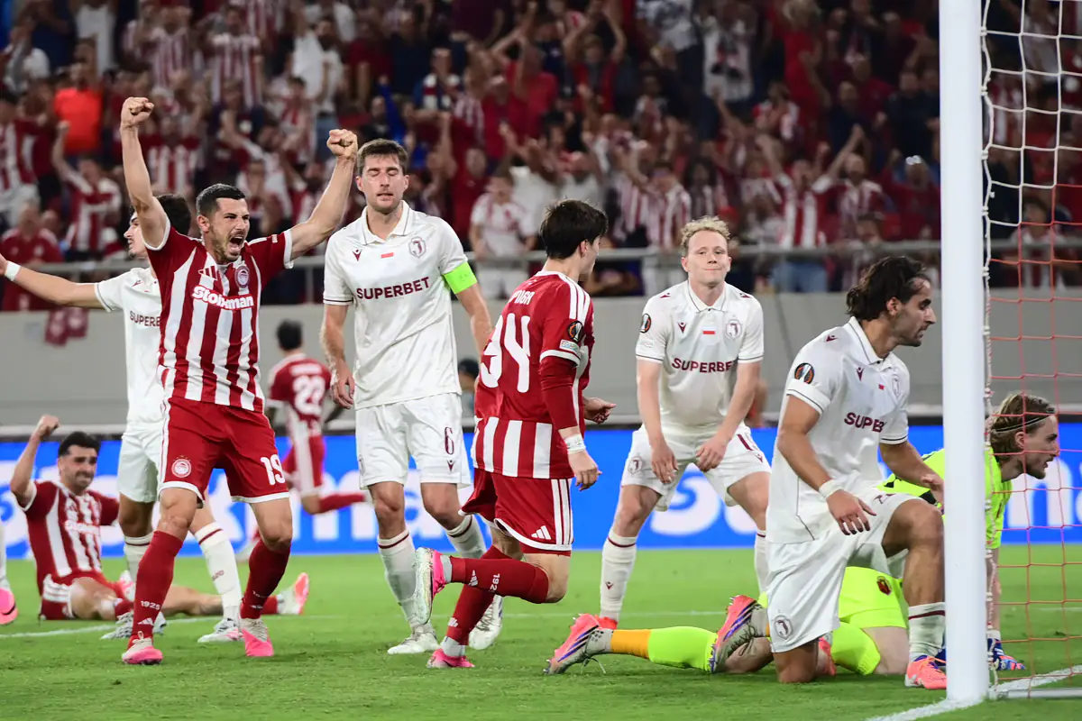 Gonzales égalise pour l’Olympiacos contre Jagiellonia