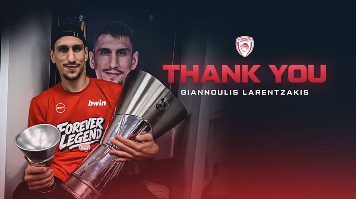 Olympiacos remercie Giannoulis Larentzakis après six saisons