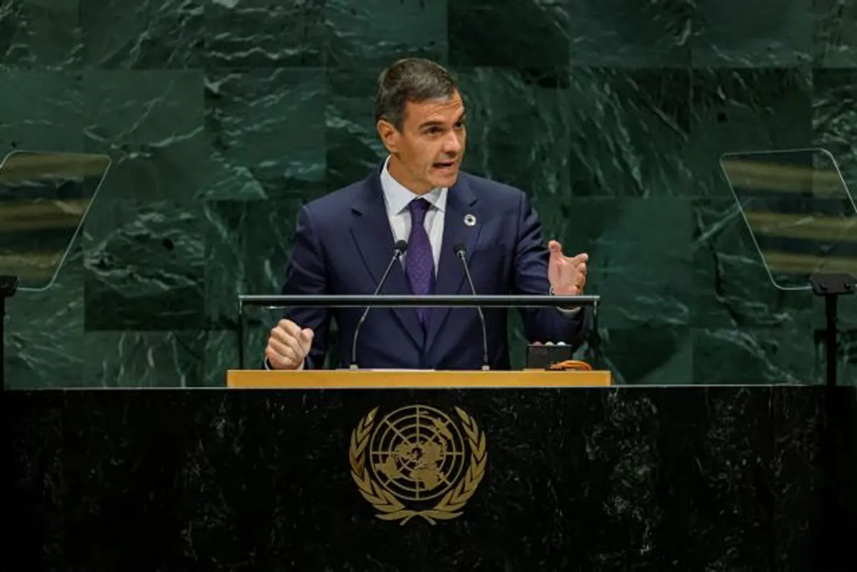 Pedro Sánchez à l'ONU : il appelle à une femme à sa tête