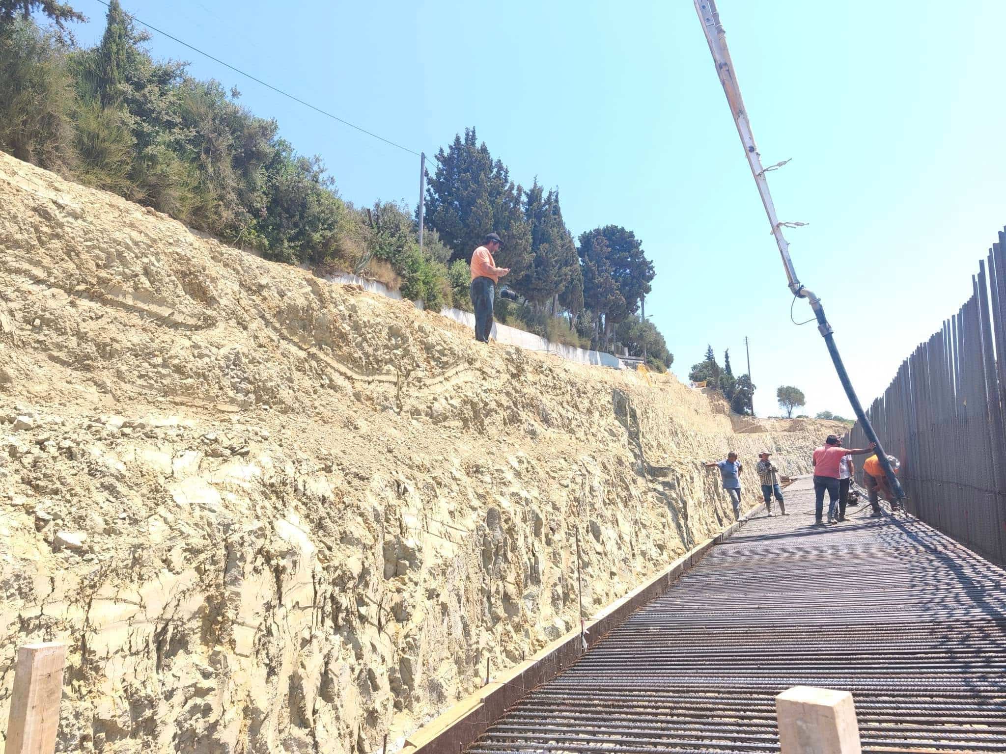 Progrès significatifs dans la stabilisation des glissements de terrain à Kastro