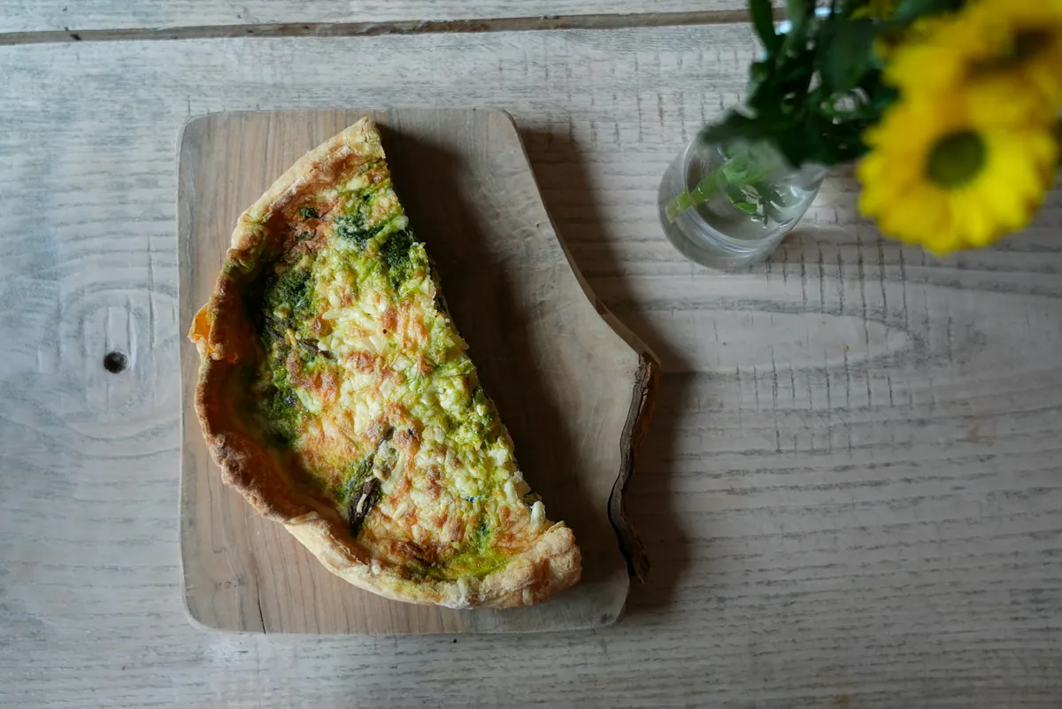 Quiche au brocoli et pommes de terre : recette gourmande