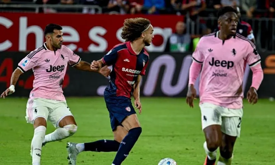 Cagliari Juventus 1-1 : la Juve arrache le nul