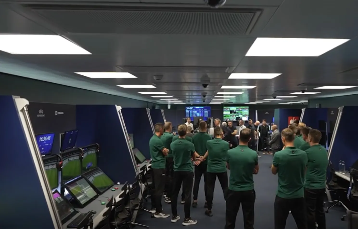 Inauguration du nouveau centre VAR de l'UEFA à Nyon