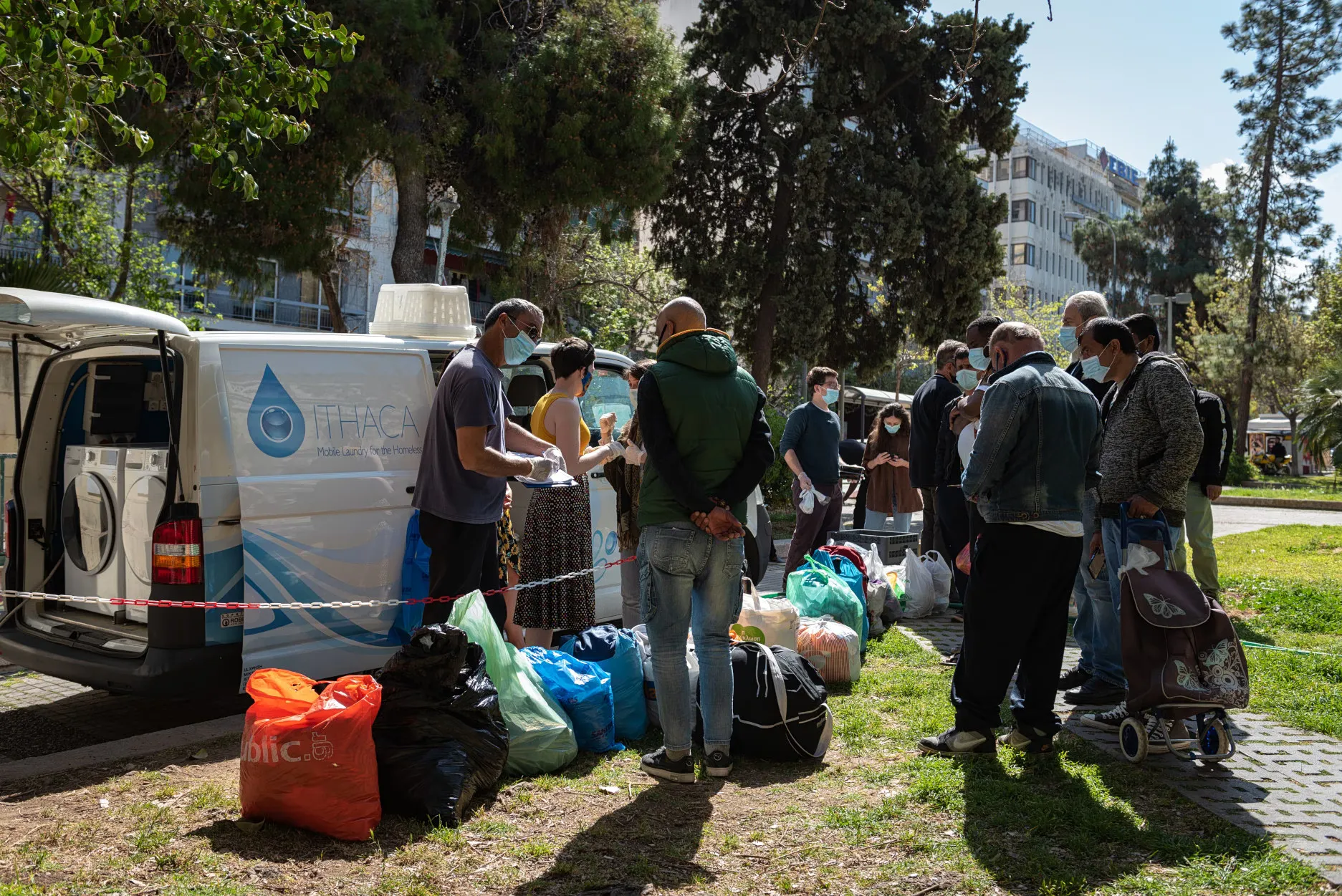Ithaca : l'unité mobile de blanchisserie pour les sans-abris