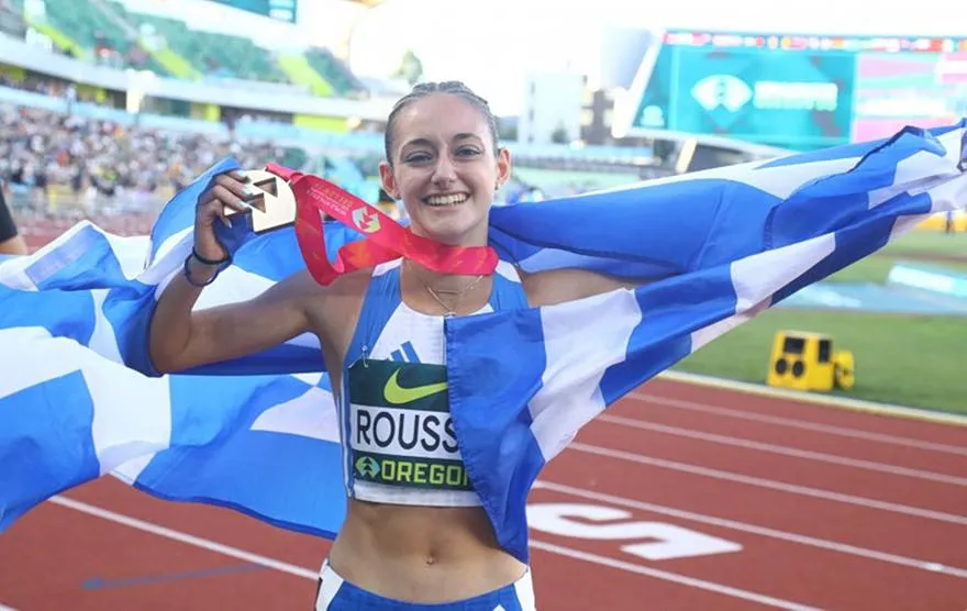 Ioulianna Roussou remporte l'argent aux 800 mètres des Championnats du Monde U20