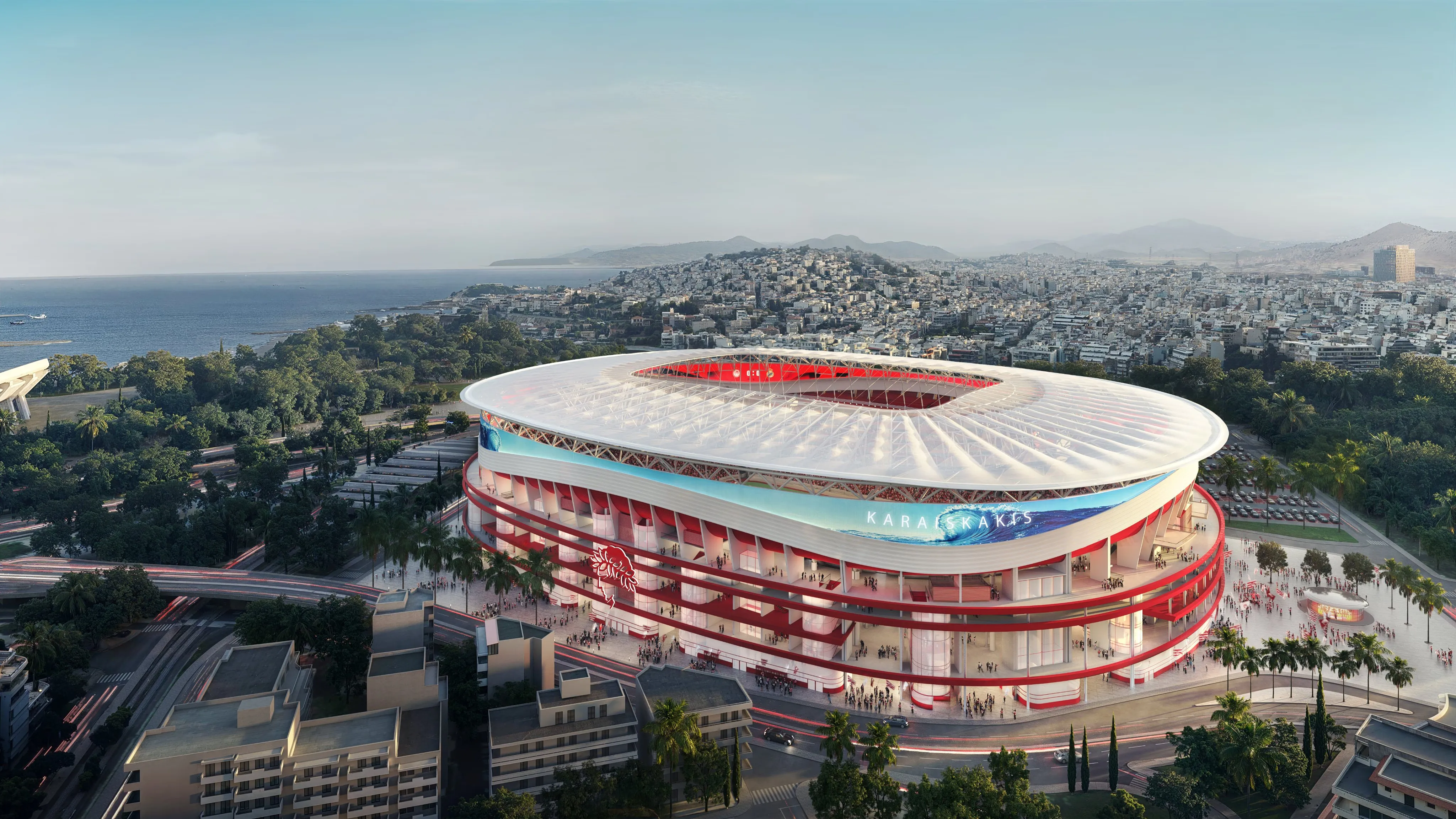 Le Stade Georgios Karaiskakis fait peau neuve pour l'Olympiakos