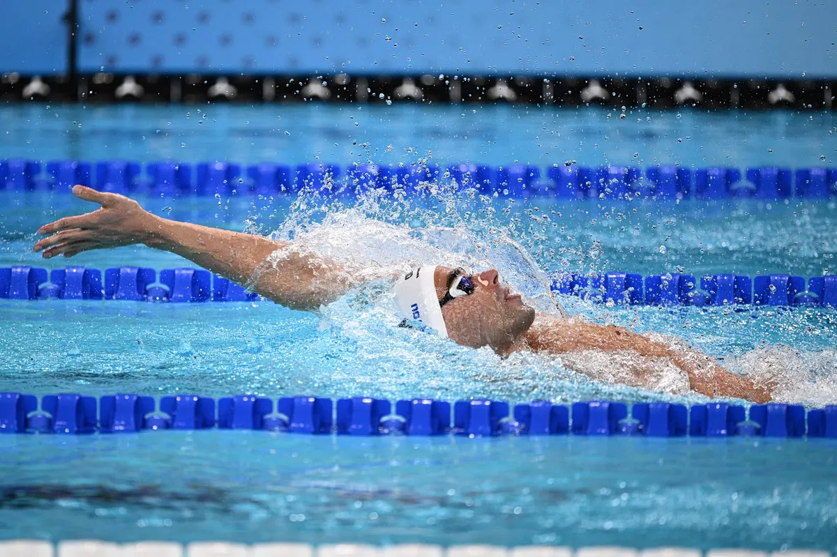 Apostolos Christou Brille aux Qualifications du 100m Dos aux Championnats d'Europe de Natation