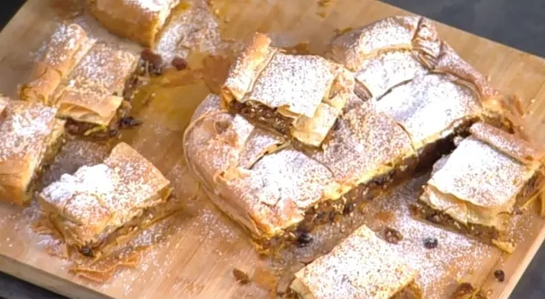 Recette de la tarte sucrée à la courge de Paros