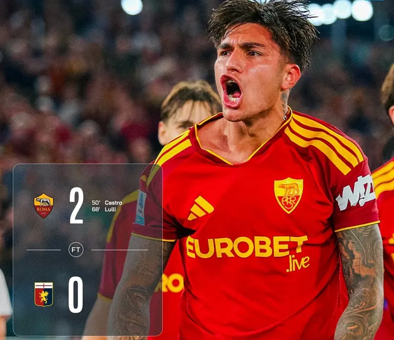 Roma Genoa 2-0 : succès précieux pour la Roma