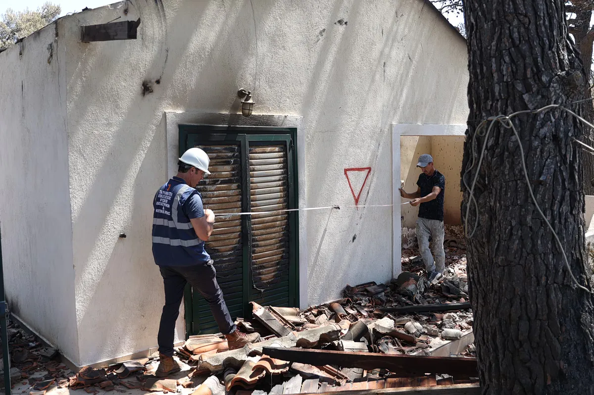 Porto Germeno : Un bilan des dommages désolant suite aux incendies