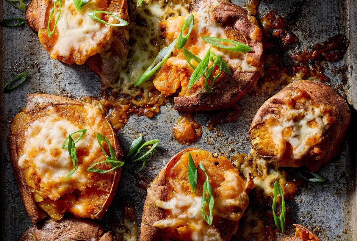 Recette de smashed patates douces ultra croustillantes
