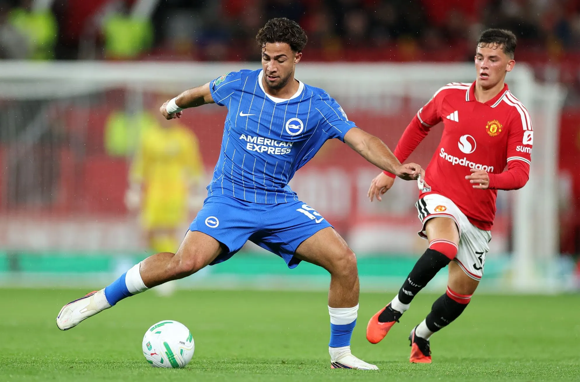 Brighton a créé la surprise en s'imposant 3-2 sur la pelouse de Manchester United au troisième tour de la League Cup